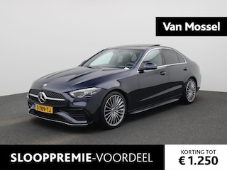 Mercedes-Benz C-klasse 180 AMG Line | Automaat | Apple Carplay/Android Auto | Sfeerverlichting | Panoramadak | Stoelverwarming |