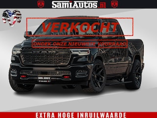 Dodge Ram Limited SPORT H.O 540HP 706Nm | Massage + Full Option | De Meest Luxe en Volle Pick-Up in zijn Klasse | Comfortabele Dubbele Cabine met Royale 5 Zitplaatsen | BPM vrij | Nu Leverbaar uit Voorraad | Voorraad Nr 2348 - 5158