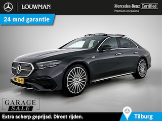Mercedes-Benz E-klasse 300 e Sport Edition AMG Line | Panorama Schuif-Kanteldak | Distronic | Lederen bekleding | Alarm | Parkeerpakket met 360°-camera | 20 Inch AMG Velgen. Inclusief 24 maanden MB Certified garantie voor Europa.