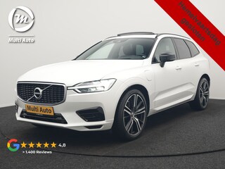 Volvo XC60 Recharge T8 AWD R-Design Plug In Hybrid 391pk Dealer O.H. PHEV | Panodak | Luchtvering | Head Up | Camera | Harman & Kardon | Sportstoelen Memory & Verwarmd | 21"L.M | Apple Carplay | Keyless | Blis | Virtual | Navigatie | DAB |