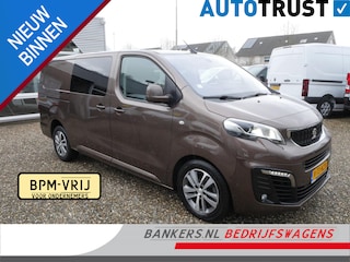 Peugeot Expert 2.0 BlueHDI 180PK, L3, Dubbel Cabine, Automaat, 2 x Schuifdeur, Airco