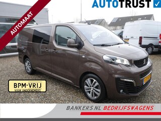 Peugeot Expert 2.0 BlueHDI 180PK, L3, Dubbel Cabine, Automaat, 2 x Schuifdeur, Airco