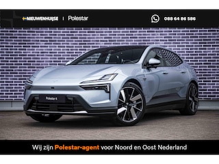 Polestar 4 Long Range Single motor 100 kWh | Harman/Kardon | 360° Camera |21INCH velgen | Pilot Plus | Stoelverwarming V+A | Stuurverwarming | Nieuw op voorraad | elektrisch verstelbare rugleuning achterbank | voorstoelen met memory functie |