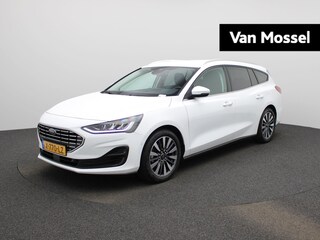 Ford Focus Wagon 1.0 EcoBoost Hybrid Titanium X | Automaat | Apple Carplay / Android Auto | Achteruitrijcamera | Parkeersensoren | Trekhaak |