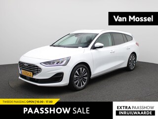 Ford Focus Wagon 1.0 EcoBoost Hybrid Titanium X | Automaat | Apple Carplay / Android Auto | Achteruitrijcamera | Parkeersensoren | Trekhaak |