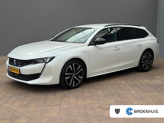 Peugeot 508 SW 1.6 GT HYBRID 225PK | Camera | Navi | Stoelverwarming | Leder/Stof! | 18'' Lichtemetaal | Ad. Cruise control | Keyless | PDC V+A |