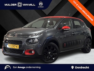 Citroën C3 Shine 1.2 Turbo 110pk | TWO-TONE! | KEYLESS | CAMERA | NAVI | APPLE CARPLAY / ANDROID AUTO | DONKER GLAS | DODEHOEK WAARSCHUWING | ISOFIX |