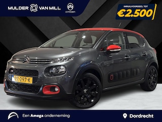 Citroën C3 Shine 1.2 Turbo 110pk | TWO-TONE! | KEYLESS | CAMERA | NAVI | APPLE CARPLAY / ANDROID AUTO | DONKER GLAS | DODEHOEK WAARSCHUWING | ISOFIX |