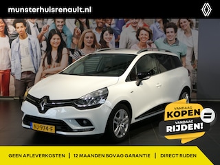 Renault Clio Estate 0.9 TCe Limited - Dealer onderhouden! - Navi - Sensor achter - Spraakbediening - Cruise