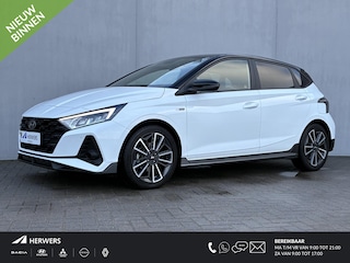 Hyundai i20 1.0 T-GDI N Line Automaat / Fabrieksgarantie t/m 11-2027 / Dealer onderhouden / Stoel-/Stuurverwarming / Apple Carplay/Android Auto /  Achteruitrijcamera / Cruise Control / Navigatie / Bluetooth /