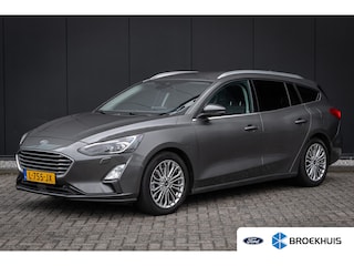 Ford Focus Wagon 1.0 EcoBoost Titanium | 100% dealer o.h. | Full LED | Adaptieve cruise | Camera | Winter-pack | Keyless | Privacy-glass