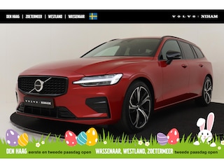 Volvo V60 B4 (M-HYBRID) PLUS DARK -GEVENT.LEDER|CAMERA|TREKHAAK|ADAP.CRUISE|POWER-SEATS|19"