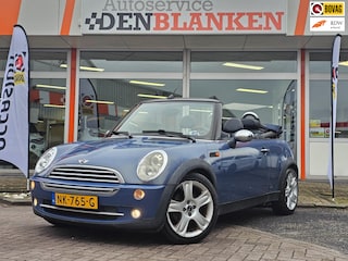 Mini Cooper 1.6 Chili BJ.04 Cabriolet / Leder / Xenon / 17"LMV / Parkeersensoren / Luxe cabrio !!