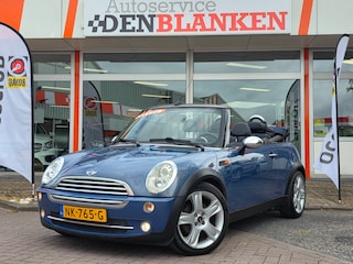 Mini Cooper 1.6 Chili BJ.04 Cabriolet / Leder / Xenon / 17"LMV / Parkeersensoren / Luxe cabrio !!