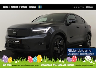 Volvo EC40 SINGLE MOTOR EXTENDED RANGE ULTRA BLACK ED. 82 kWh *DEMO VOORDEEL!* -PANO.DAK|HARMAN/KARDON|360°CAM|LIGHTING|POWER-SEATS|20"