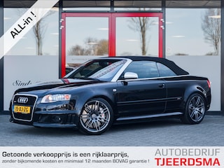 Audi A4 A4 Cabriolet 4.2 V8 quattro | Ceramic Schijven | Bose Audio | Sluitende Historie | KW Performance Schroefset | Lederen RS zetels | Carrbon | Climate Control | Cruise Control | Parkeersensoren | Navigatie |