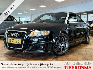Audi A4 A4 Cabriolet 4.2 V8 quattro | Ceramic Schijven | Bose Audio | Sluitende Historie | KW Performance Schroefset | Lederen RS zetels | Carrbon | Climate Control | Cruise Control | Parkeersensoren | Navigatie |