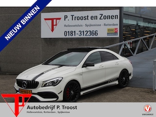 Mercedes-Benz CLA 45 AMG 4MATIC 381pk Panoramadak/Schaalstoelen/Navigatie/Achteruitrijcamera/Performance uitlaat/Elektrische best. stoel met geheugen/Sfeerverlichting/Keyless/Stoelverwarming/Inklapbare spiegels/Dodehoek detectie/Apple carplay/Led koplampen