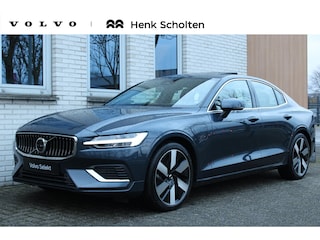 Volvo S60 T6 Recharge Automaat AWD Ultimate Bright | Trekhaak | Panoramadak | AWD | Voorstoelen verwarmbaar, geventileerd en masserend | Verwarmbaar stuurwiel+achterbank | Premium audio by Bowers & Wilkins | Headup Display |  | Driver Awareness | Driver Assistance | Adaptieve cruise control met Pilot Assist | Blis