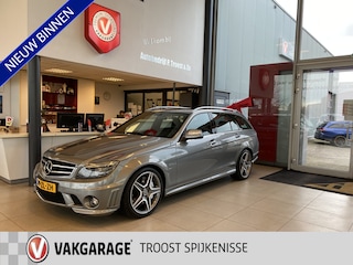 Mercedes-Benz C-klasse Estate 63 AMG Origineel NL/Volledig Dealer Onderhouden/Panoramadak/Navigatie/Elektrische & Verwarmde Stoelen/Climate Control/Cruise Control/Harman-Kardon Installatie/Keyless Entry/Elektrische Kofferbak/Elektrische, Inklapbare & Verwarmde Spiegels,5 Spaak 18 Inch
