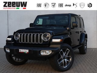 Jeep Wrangler Unlimited 4xe 380 PK Sahara | Schuifdak | Leder | Camera | Navi | 20"