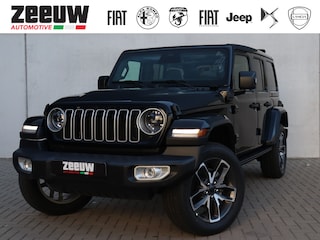 Jeep Wrangler Unlimited 4xe 380 PK Sahara | Schuifdak | Leder | Camera | Navi | 20"