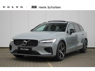 Volvo V60 T6 350PK Plug-in hybrid AWD Plus Dark | Bowers&Wilkins high-end audio | Elektrisch bedienbaar panoramisch schuif/-kanteldak | Adaptive Cruise Control & Pilot Assist | Verwarmbare voorstoelen + stuurwiel | 360 graden Camera | 19" Lichtmetalen wielen