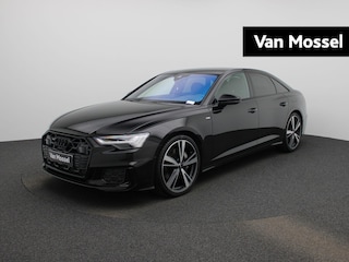 Audi A6 Limousine 2.0 e-hybrid quattro S Edition l Adaptive cruise control l Airco l Elektrisch verstelbare bestuurdersstoel met geheugen l Glazen panoramadak l Navigatie l Stoelverwarming l Dodehoekdetectie l Privacy glas l Trekhaak l Comfortsleutel l Optiekpakket zwart plus