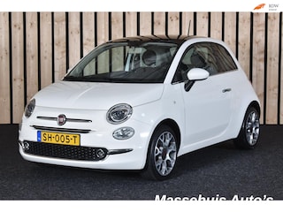 Fiat 500 1.2 Lounge 84dkm 1e eig. Panoramadak 16" Airco PDC LED Nwe APK