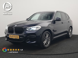 BMW X3 xDrive30e M Sport Plug In Hybrid 293pk Dealer O.H. PHEV | Head Up | 360 Camera | Lederen Sportstoelen Verwarmd | Sfeerverlichting | Keyless | Blis | Virtual | Navigatie | DAB | Cruise Control | Carbon Schwarz Metallic |