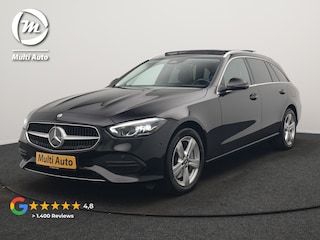 Mercedes-Benz C-klasse Estate 300 e Avantgarde Plug In Hybrid 313pk Dealer O.H. PHEV | Panodak | 360 Camera | Lederen Sportstoelen & Stuur Verwarmd | Sfeerverlichting | Apple Carplay | Blis | Navigatie | Cruise Control | Virtual | DAB |