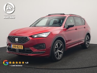 Seat Tarraco 1.4 TSI e-Hybrid FR Plug In Hybrid 245pk PHEV | Trekhaak Af Fabriek | Panodak | Adaptive Cruise | 360 Camera | Alcantara Sportstoelen Memory & Verwarmd | Sfeerverlichting | Stuur Verwarmd | Apple Carplay | Keyless | Blis | D