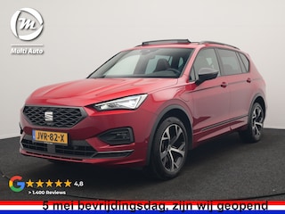 Seat Tarraco 1.4 TSI e-Hybrid FR Plug In Hybrid 245pk PHEV | Trekhaak Af Fabriek | Panodak | Adaptive Cruise | 360 Camera | Alcantara Sportstoelen Memory & Verwarmd | Sfeerverlichting | Stuur Verwarmd | Apple Carplay | Keyless | Blis | D
