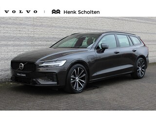 Volvo V60 T6 Plug-in hybrid AWD Plus Dark | Trekhaak | Rondom zichtcamera | Verwarmbare voorstoelen+achterbank+stuurwiel | Premium audio by Harman Kardon | Verwarmbare voorruit | 18 inch Lichtmetalen velgen