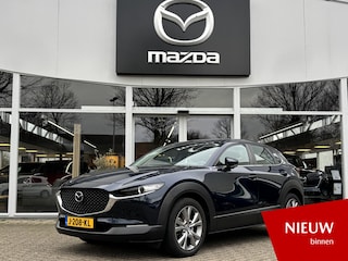 Mazda CX-30 2.0 e-SkyActiv-X M Hybrid Comfort 1e Eig., NL-Auto, Dealer Ondh., 180 PK, Navigatie, Apple Carplay/ Android Auto, Cruise Controle Ad., Trekhaak, Stuur & Stoel verwarming. A-Rij-Camera