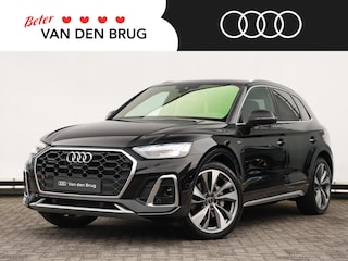 Audi Q5 55 TFSI e S edition Competition | Luchtvering | Trekhaak | HUD | 360° camera | Leder | Ambient Light | Verwarmbaar voorruit + stuurwiel | 21'' |