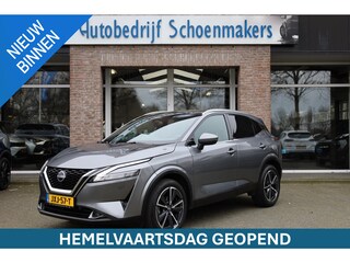 Nissan Qashqai 1.3 MHEV Xtronic Tekna Plus PANO HUD MASSAGE MEMORY CARPLAY 360-CAM LEER STOEL/STUUR/RUITVERW. DAB ACC 2XPDC 19''LMV ENZ.ENZ.