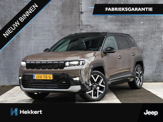 Jeep Compass First Edition 74 kWh 214pk Automaat PREMIUM PACK | PANO/SCHUIF-DAK | FOCAL | 20''LM | DODE HOEK | 360° CAM.