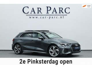 Audi A3 Sportback 35 TFSI S edition S-LINE/LED/VIRTUAL/PANO/HALF LEDER+S.VERWARMING/LMV/CAM/LINE/ACC/ECC/12 MDN GARANTIE!