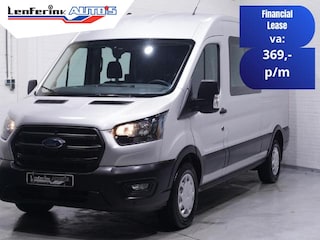 Ford Transit 2.0 TDCi 130 pk L3H2 Dubbel Cabine Airco Camera, Trekhaak, PDC V+A, 6-Zits