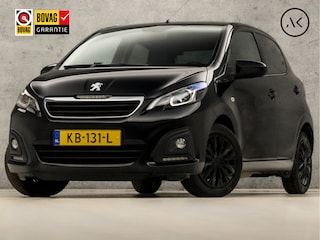 Peugeot 108 1.0 e-VTi Black Sport (5 DEURS, AIRCO, BLUETOOTH, GETINT GLAS, SPORTSTOELEN, MULTIFUNCTIONEEL STUURWIEL, NIEUWE APK, NIEUWSTAAT)