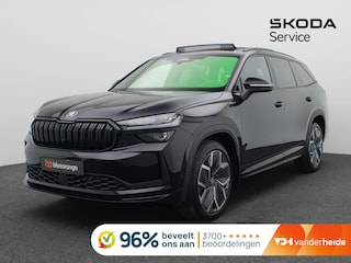 Skoda Kodiaq 1.5 TSI MHEV Sportline Business 7p 150PK DSG Pano-Schuifdak, Trekhaak, 360gr. Camera, 20" LM Velgen, Canton Audio, Memorystoelen, Side Assist, Keyless, Virtual Pedal, Winter Pakket, Matrix LED-Verlichting