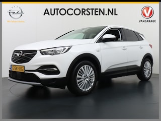 Opel Grandland X AUTOM-8 T131PK Navi Camera Trekhaak Apple Carplay Android 18"lm Pdc Opel-Connect Dual-Ecc Elec.Achterklep AGR-Stoel+Verwarmd DAB Cruise Control Keyless Dodehoekwarning 1.2 Turbo Business Executive Innovation Automaat Regen-Lichtsensor Led Lane-Assist Bluetooth 1e eigenaar Origineel NLse auto ! Orig. NLse Auto 1e Eigenaar 1300kg trekvermogen