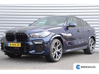 BMW X6 XDRIVE40I 333PK HIGH EXECUTIVE M-SPORT AUTOMAAT / NAVI / LEDER / LASER-LED / CLIMA / 21" LMV / KEYLESS / 360 CAMERA / PANO. DAK / SOFT-CLOSE / HUD / ADAPT. CRUISECONTROL / WINTERPAKKET / UNIEK !!