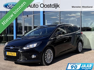 Ford Focus Wagon 1.6 EcoBoost Titanium 150PK Afn. Trekhaak Dealer Onderhouden! Parkeersensoren Sony Audio Climate Control Navi Cruise *1500KG Trekgewicht*