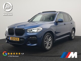 BMW X3 xDrive20i M Sport Shadow 184pk Dealer O.H | Trekhaak af Fabriek | Panodak | Adaptive Cruise | Sportstoelen Memory | Harman Kardon |  Head Up | 19"L.M | BLIS |