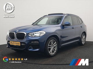 BMW X3 xDrive20i M Sport Shadow 184pk Dealer O.H | Trekhaak af Fabriek | Panodak | Adaptive Cruise | Sportstoelen Memory | Harman Kardon |  Head Up | 19"L.M | BLIS |