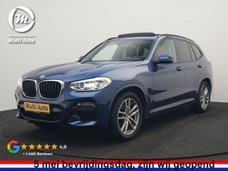 BMW X3 xDrive20i M Sport Shadow 184pk Dealer O.H | Trekhaak af Fabriek | Panodak | Adaptive Cruise | Sportstoelen Memory | Harman Kardon |  Head Up | 19"L.M | BLIS |