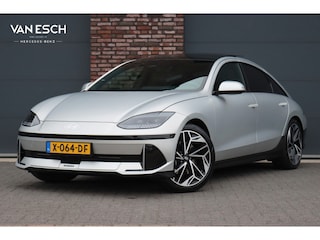 Hyundai Ioniq 6 Lounge 77.4 kWh | Adaptieve Cruise Control | Panoramadak | BOSE | Memory | Stoelventilatie | Verwarmd Stuurwiel | HUD | Leder | Camera | Trekhaak | Achterbank Verwarmd |