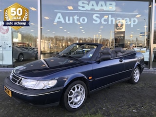 Saab 900 Cabrio 2.3 SE | Rijklaar | Leer Vaste trekhaak Mistlampen voor Blauwe kap